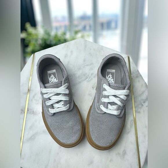 VANS Kids Pro Chima Ferguson Gum Sole Sneakers Shoes Grey Size 13 - Picture 6 of 16